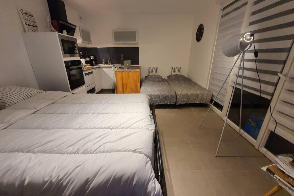 Cosy studio résidence de standing proche plage Villeneuve-Loubet Extérieur photo